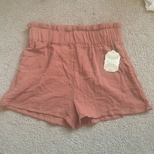 Altar’d State Coral Shorts